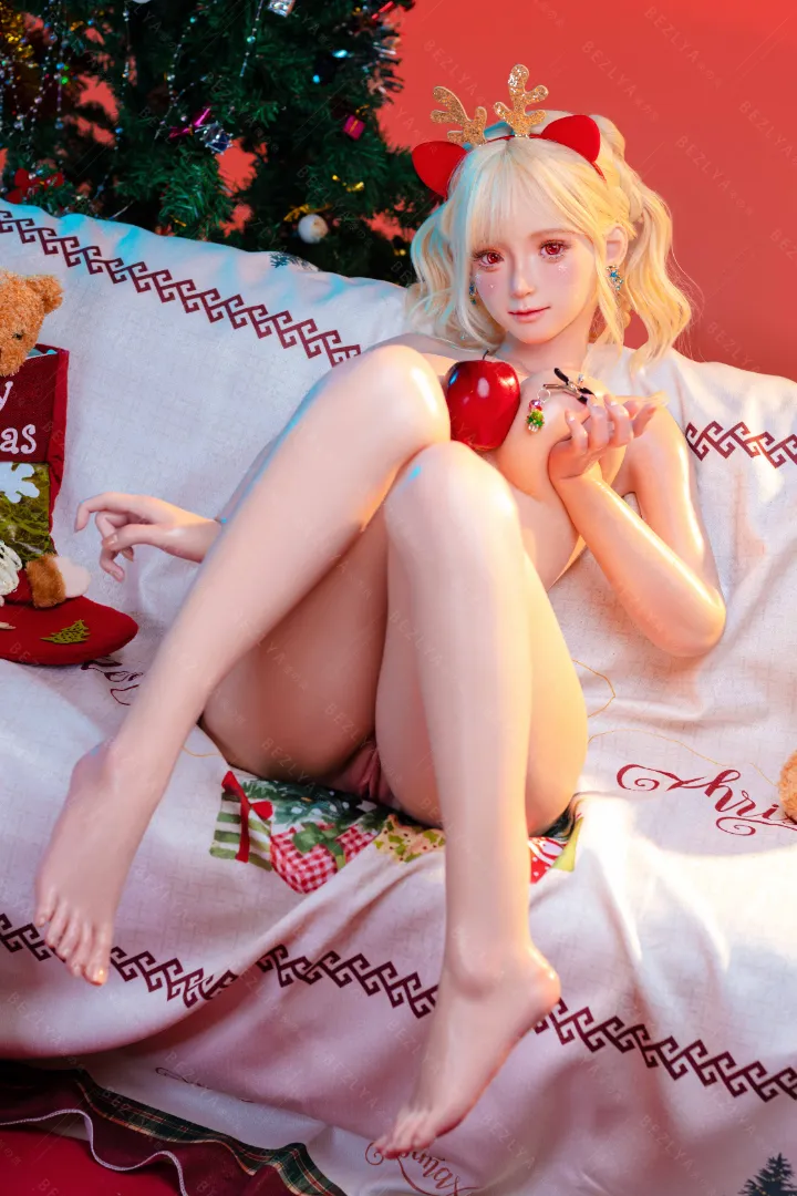 155cm (5ft1) E-Cup Lightweight Silicone Sex Doll, Movable Jaw Head momo